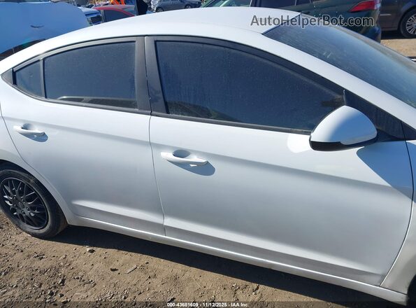 5NPD74LF1KH424748 2019 HYUNDAI ELANTRA Белый Вид задней части салона