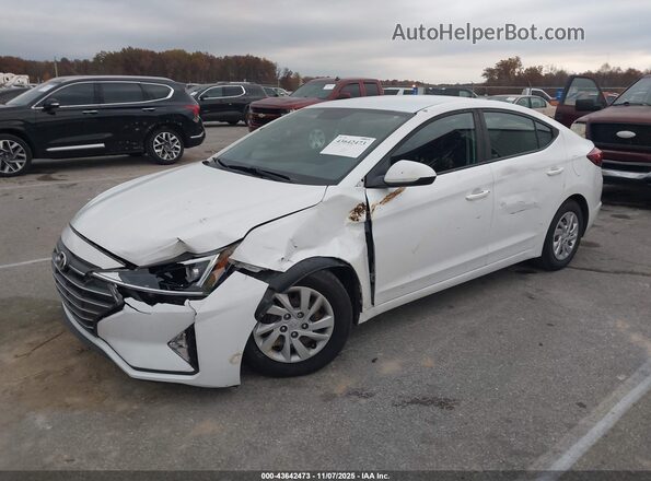 5NPD74LF2KH418828 2019 HYUNDAI ELANTRA White Front left