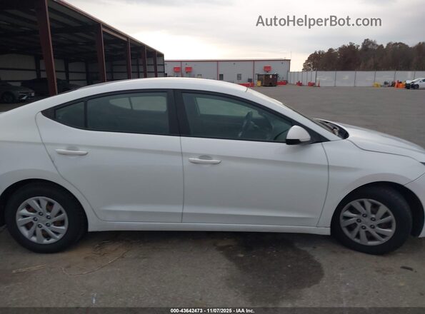 5NPD74LF2KH418828 2019 HYUNDAI ELANTRA White Rear interior view