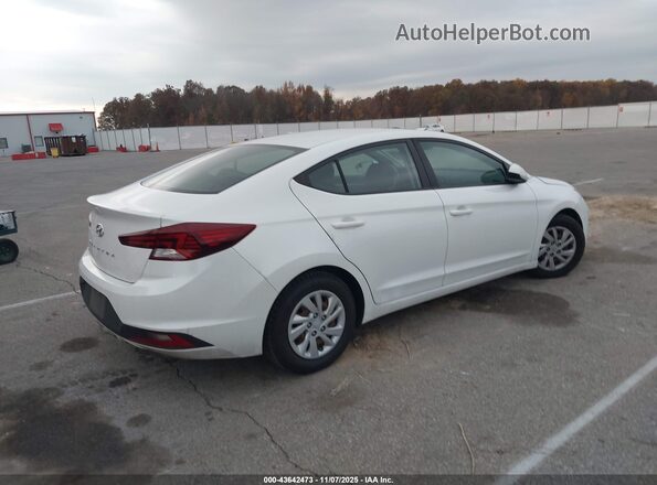 5NPD74LF2KH418828 2019 HYUNDAI ELANTRA White Rear right