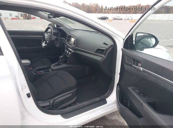 5NPD74LF2KH418828 2019 HYUNDAI ELANTRA White Front interior view