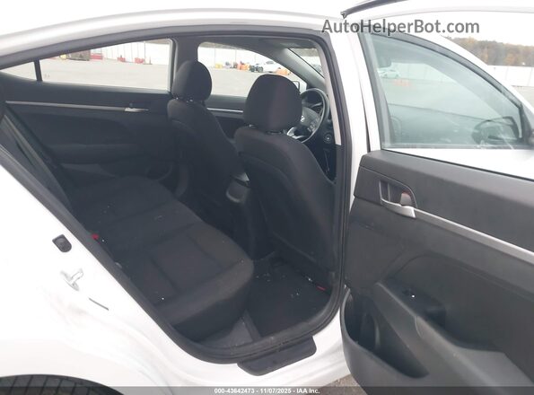 5NPD74LF2KH418828 2019 HYUNDAI ELANTRA White VIN sticker view