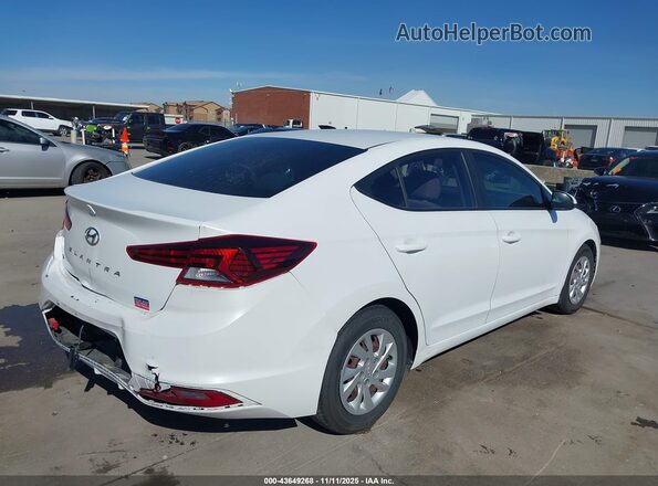 5NPD74LF5KH497136 2019 HYUNDAI ELANTRA White Հետևի աջ