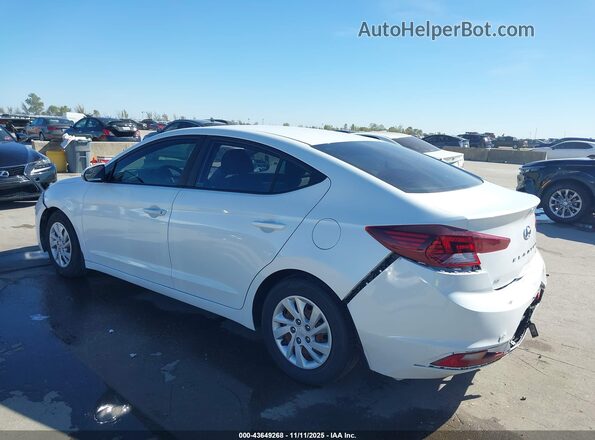 5NPD74LF5KH497136 2019 HYUNDAI ELANTRA White Հետևի ձախ