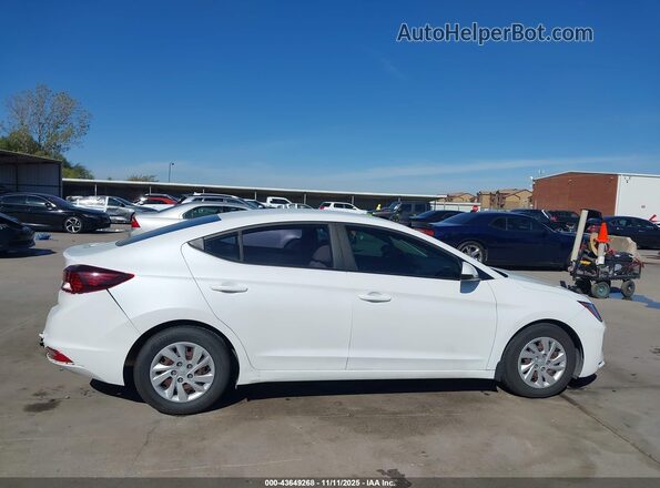 5NPD74LF5KH497136 2019 HYUNDAI ELANTRA White Սալոնի հետևի տեսք