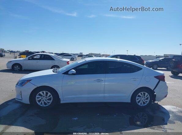 5NPD74LF5KH497136 2019 HYUNDAI ELANTRA White Սալոնի 360 աստիճան տեսք