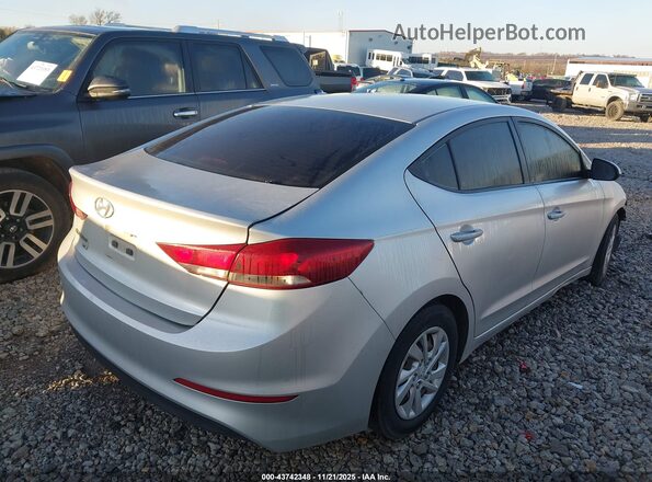 5NPD74LF6JH352086 2018 HYUNDAI ELANTRA Silver უკანა მარჯვენა