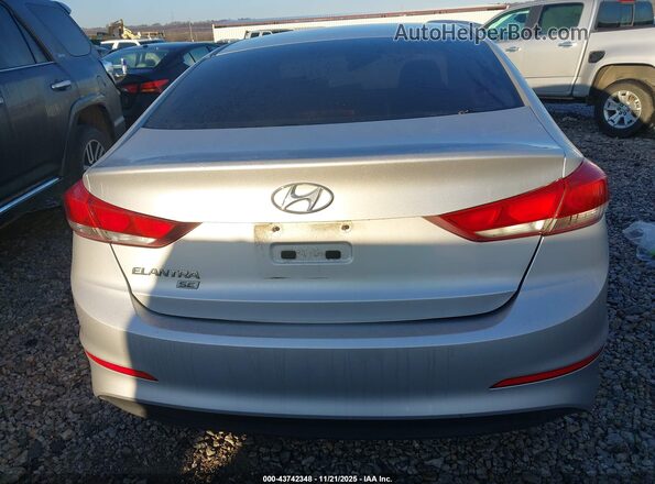 5NPD74LF6JH352086 2018 HYUNDAI ELANTRA Silver 
