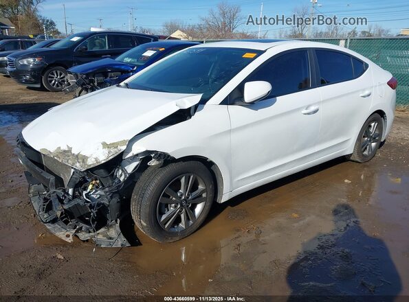 5NPD84LF2JH317946 2018 HYUNDAI ELANTRA White 
