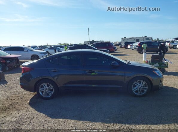 5NPD84LF3LH549796 2020 HYUNDAI ELANTRA Серый Вид задней части салона