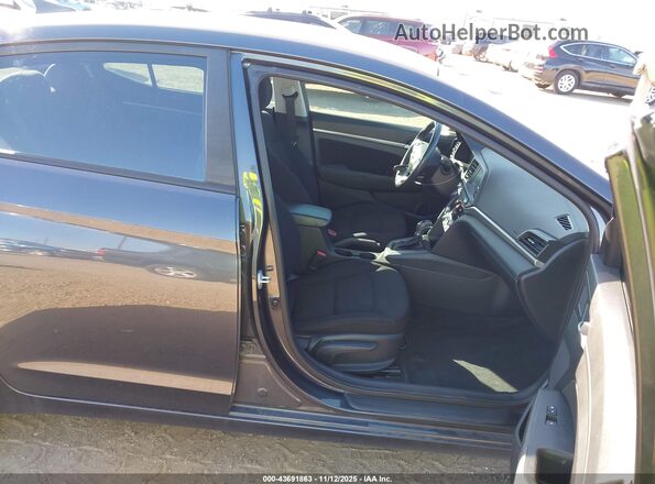 5NPD84LF3LH549796 2020 HYUNDAI ELANTRA Серый Вид салона спереди