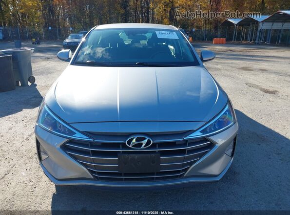 5NPD84LF3LH622164 2020 HYUNDAI ELANTRA Silver Вид щитка приладів