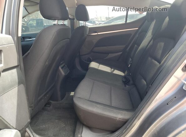 5NPD84LF6KH420546 2019 HYUNDAI ELANTRA Charcoal Vista de los asientos traseros