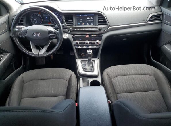 5NPD84LF6KH420546 2019 HYUNDAI ELANTRA Charcoal Vista del salpicadero