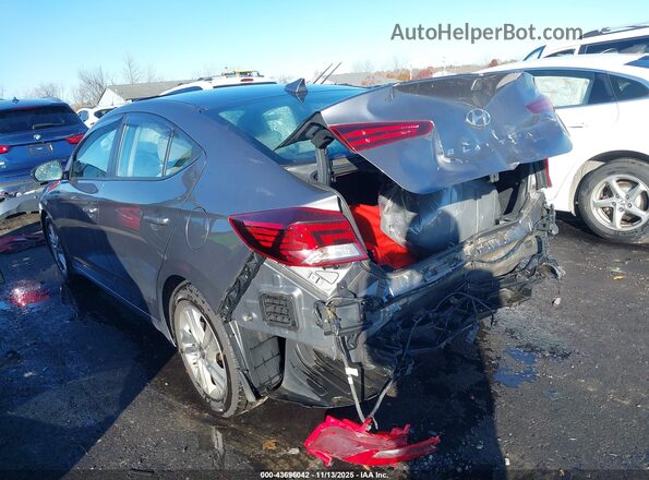 5NPD84LF6LH526075 2020 HYUNDAI ELANTRA Gray Trasero izquierdo