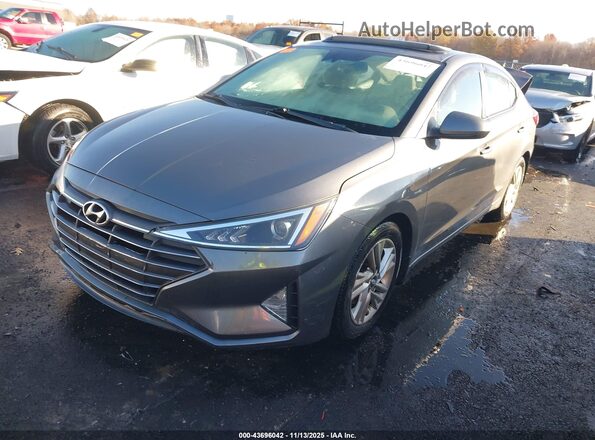 5NPD84LF6LH526075 2020 HYUNDAI ELANTRA Gray Vista tres cuartos delantera izquierda