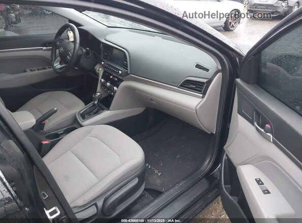 5NPD84LF6LH528506 2020 HYUNDAI ELANTRA Black წინა სალონის ხედი