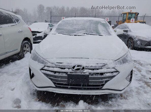 5NPD84LF7LH542088 2020 HYUNDAI ELANTRA White Vista del cuadro de instrumentos