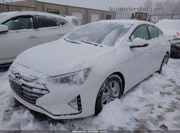 5NPD84LF7LH542088 2020 HYUNDAI ELANTRA White Vista tres cuartos delantera izquierda