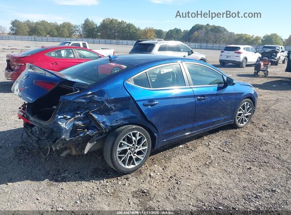 5NPD84LF7LH570537 2020 HYUNDAI ELANTRA Blue Rear right