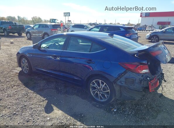 5NPD84LF7LH570537 2020 HYUNDAI ELANTRA Blue Rear left