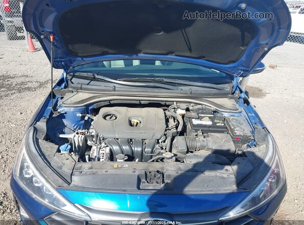 5NPD84LF7LH570537 2020 HYUNDAI ELANTRA Blue Rear view