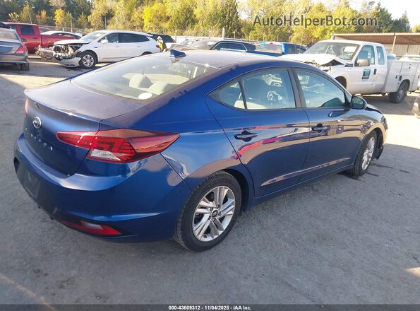5NPD84LF8KH486497 2019 HYUNDAI ELANTRA Blue Rear right