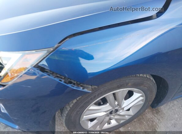 5NPD84LF8KH486497 2019 HYUNDAI ELANTRA Blue Front view