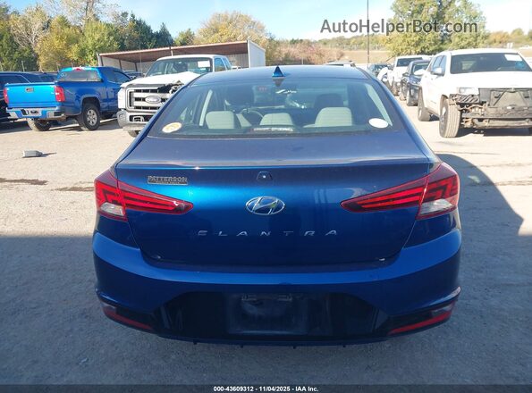 5NPD84LF8KH486497 2019 HYUNDAI ELANTRA Blue 