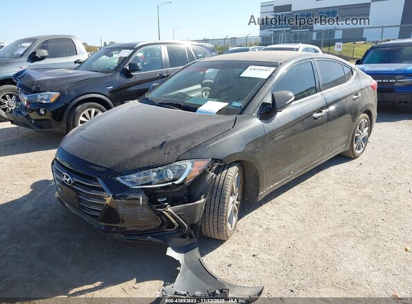 5NPD84LF9HH088546 2017 HYUNDAI ELANTRA Black Vista tres cuartos delantera izquierda