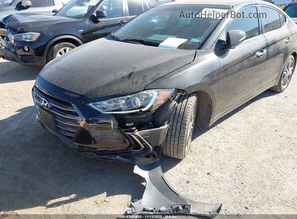 5NPD84LF9HH088546 2017 HYUNDAI ELANTRA Black Vista frontal
