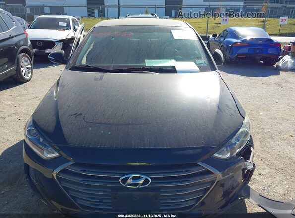 5NPD84LF9HH088546 2017 HYUNDAI ELANTRA Black Vista del cuadro de instrumentos