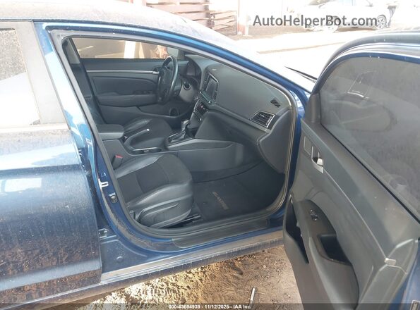 5NPD84LFXHH130903 2017 HYUNDAI ELANTRA Blue Front interior view