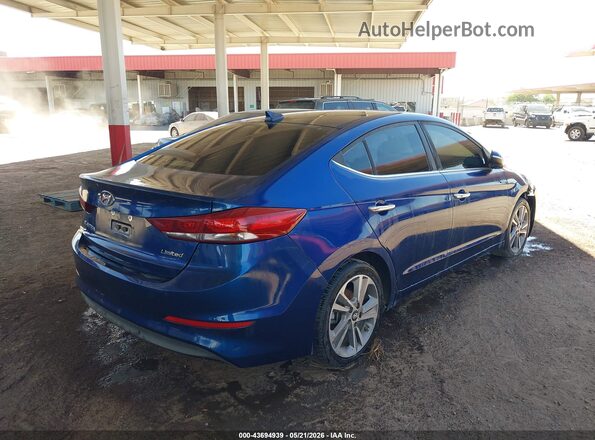5NPD84LFXHH130903 2017 HYUNDAI ELANTRA Blue Rear right