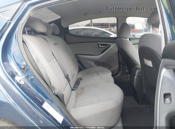 5NPDH4AE0GH694035 2016 HYUNDAI ELANTRA Blue Widok naklejki z numerem VIN
