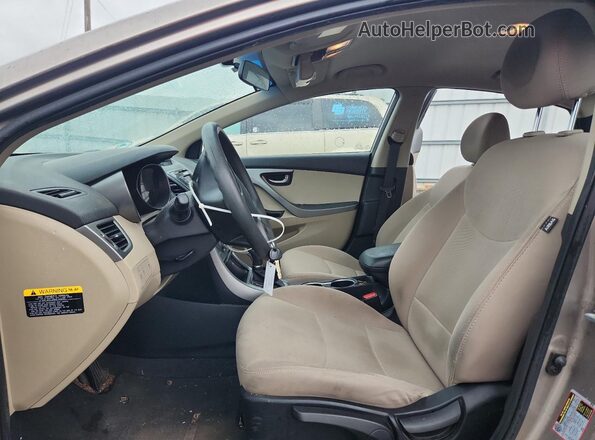 5NPDH4AE3GH758228 2016 HYUNDAI ELANTRA Gray Widok wnętrza z przodu