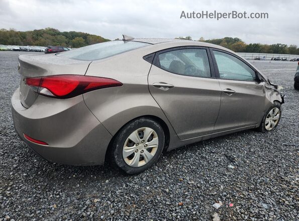 5NPDH4AE3GH758228 2016 HYUNDAI ELANTRA Gray Tył prawy