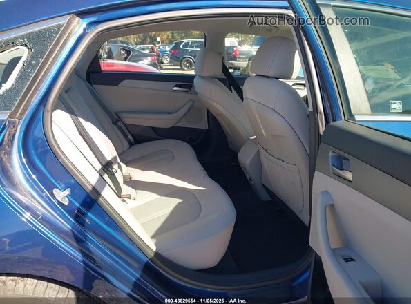 5NPE24AF0JH657007 2018 HYUNDAI SONATA Blue VIN կոդի պիտակի տեսք