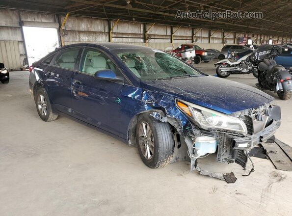 5NPE24AF1HH530499 2017 HYUNDAI SONATA Blue 