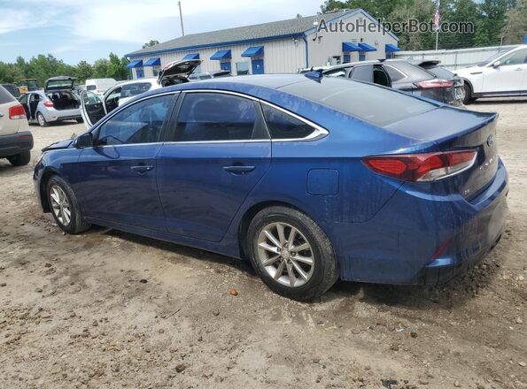 5NPE24AF5JH601886 2018 HYUNDAI SONATA Blue Задня ліва чверть