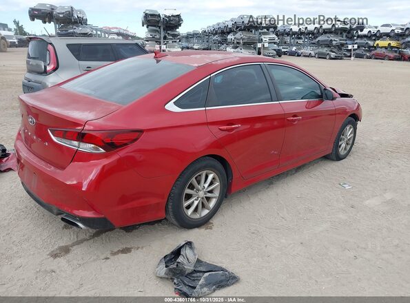 5NPE24AF5JH612287 2018 HYUNDAI SONATA Red 
