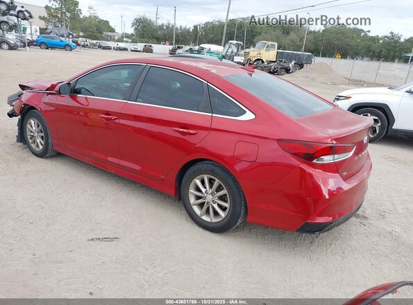 5NPE24AF5JH612287 2018 HYUNDAI SONATA Red 