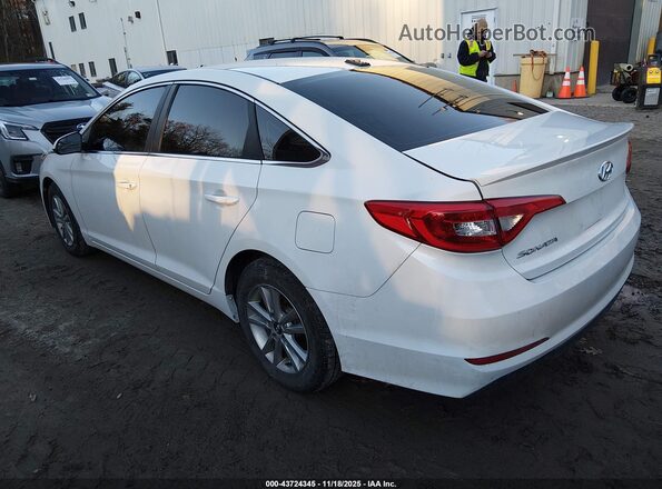 5NPE24AF6GH314985 2016 HYUNDAI SONATA White Հետևի ձախ