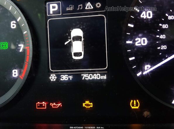 5NPE24AF6GH314985 2016 HYUNDAI SONATA White Հետևի նստատեղերի տեսք