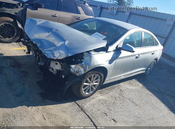 5NPE24AF6KH731144 2019 HYUNDAI SONATA Silver Front left