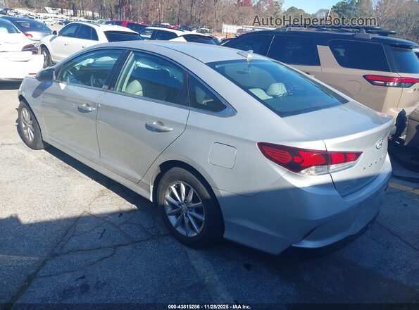 5NPE24AF6KH731144 2019 HYUNDAI SONATA Silver Rear left