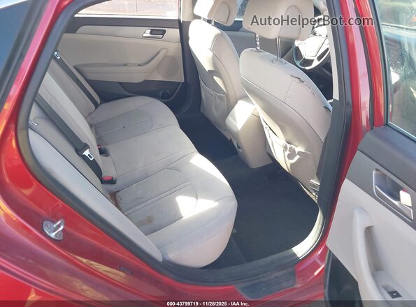 5NPE24AFXHH514723 2017 HYUNDAI SONATA Red Widok naklejki z numerem VIN