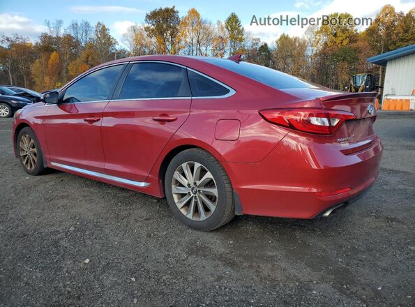 5NPE34AF4HH552655 2017 HYUNDAI SONATA Red 