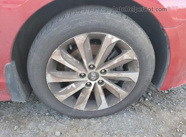 5NPE34AF4HH552655 2017 HYUNDAI SONATA Red 