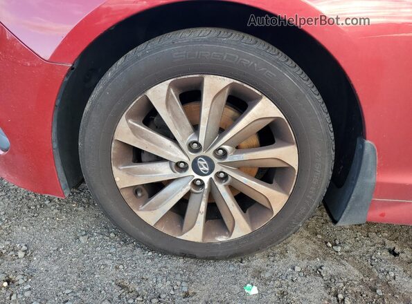 5NPE34AF4HH552655 2017 HYUNDAI SONATA Red 